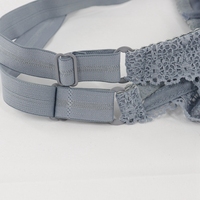 Beauwear damska kwiecista koronka biustonosze perspektywa biustonosz z fiszbinami seksowna bielizna Plus rozmiar Bralette duża miseczka 36-46 D DD E DDD F 6